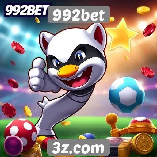 Diversidade de jogos disponíveis na plataforma 992bet